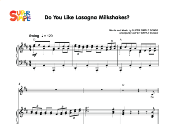 Do You Like Lasagna Milkshakes? Sheet Music