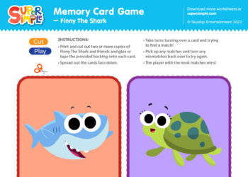 Finny The Shark - Memory Card Game