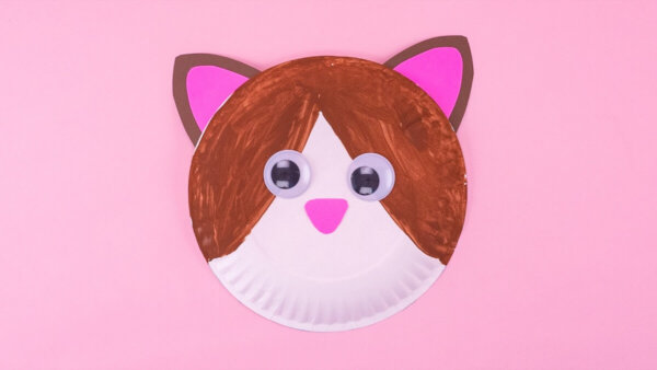 Paper Plate Cat Craft Super Simple