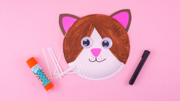 Paper Plate Cat Craft - Super Simple