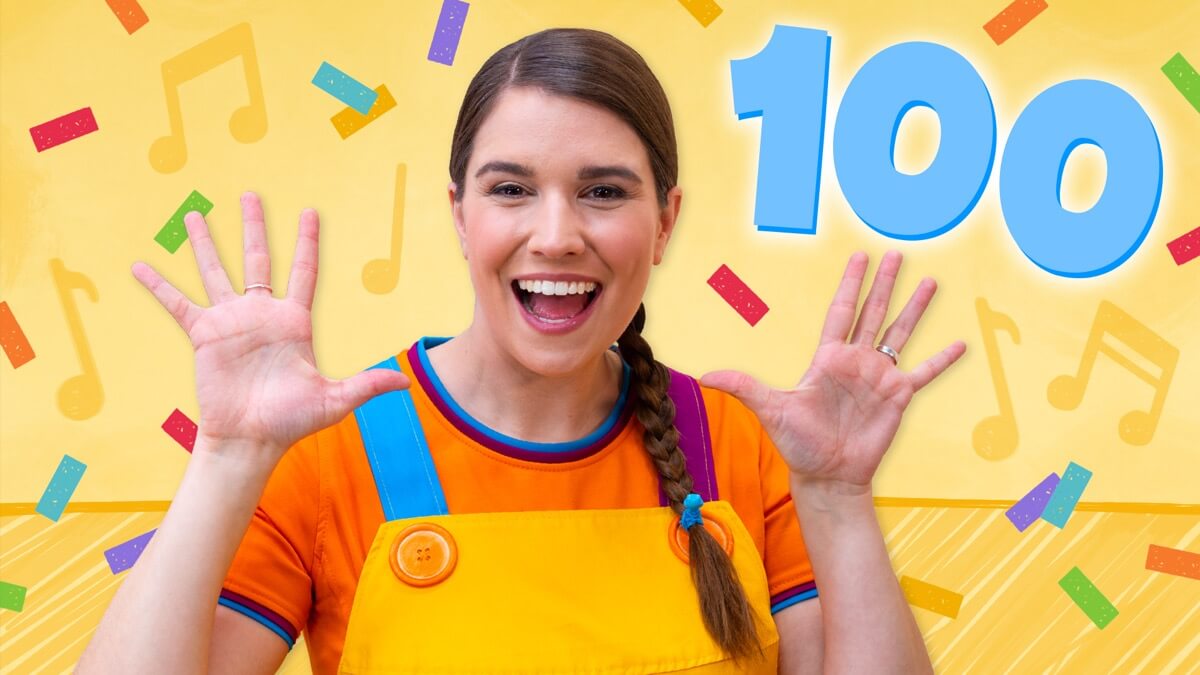 Let's Count To 100 | Featuring Caitie - Super Simple Songs