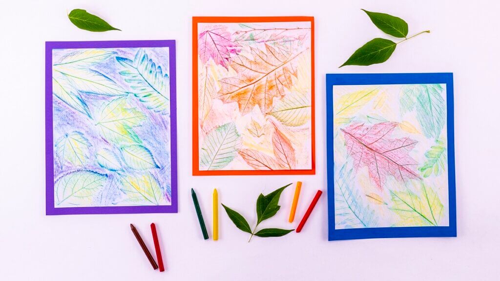 Leaf Rubbing Activity Super Simple