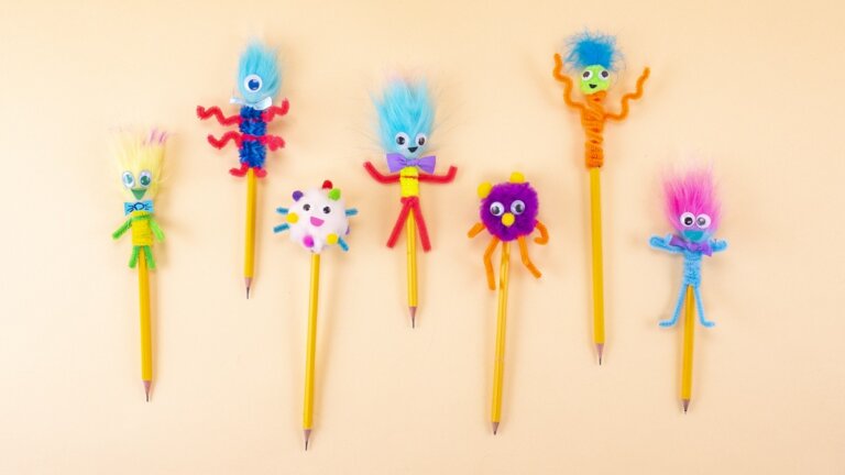 Pencil Puppets - Super Simple