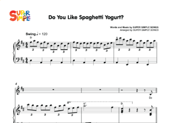 Do You Like Spaghetti Yogurt? Sheet Music