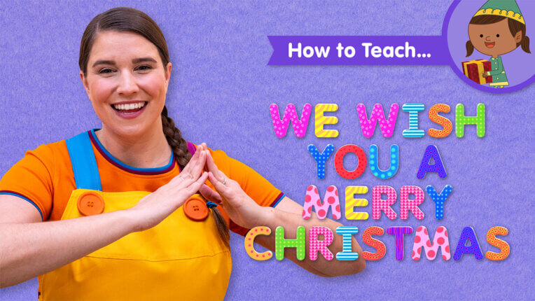 How To Teach We Wish You A Merry Christmas