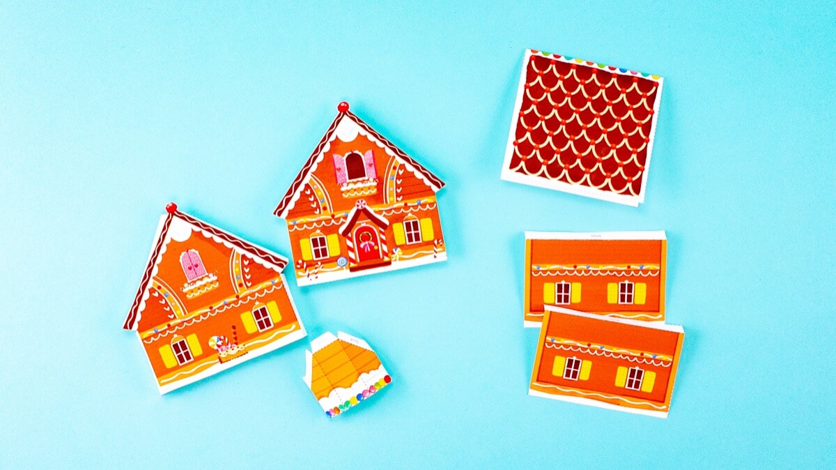 Gingerbread House Play Set Craft