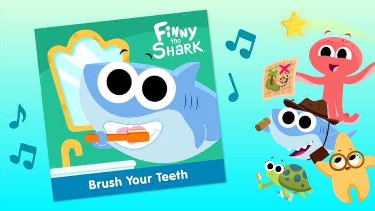 Brush Your Teeth With Finny The Shark
