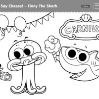 Say Cheese! Coloring Page
