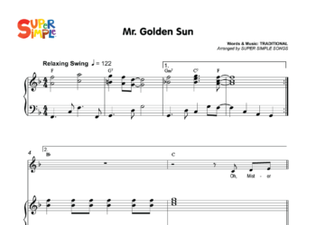 Mr. Golden Sun Sheet Music