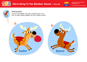 We're Going To The Reindeer Games Play Set