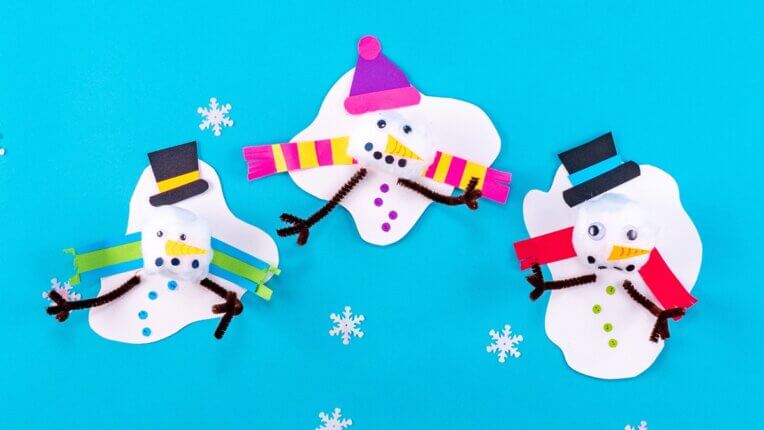 Melty Snowman Craft