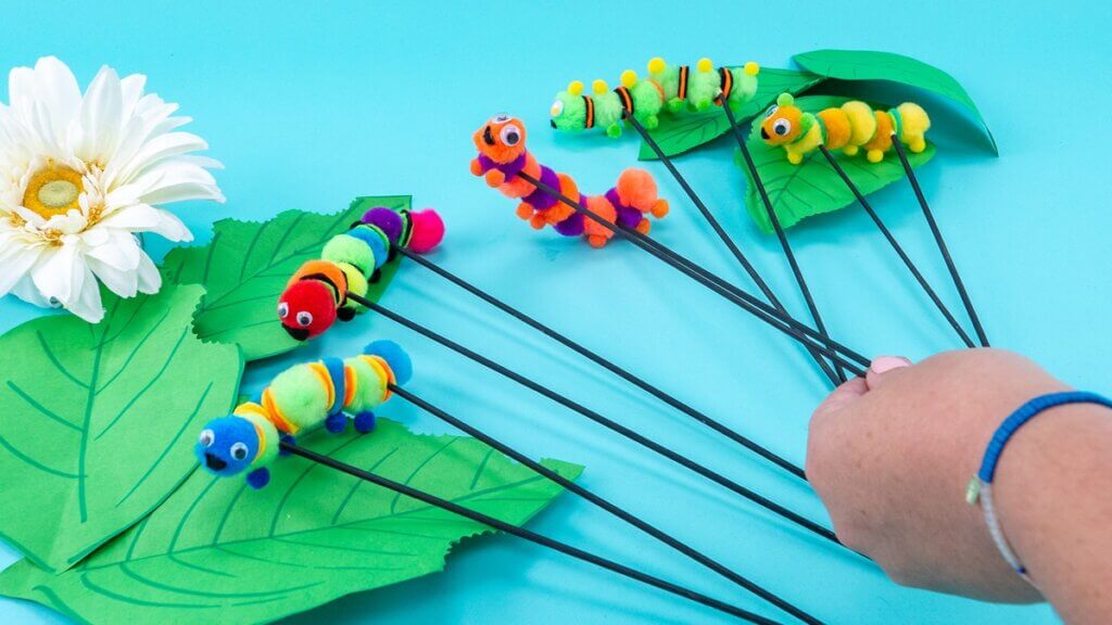 Make A Crawling Caterpillar Puppet!
