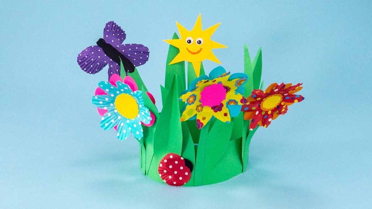 Spring Flower Crown Craft