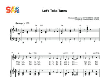 Let's Take Turns Sheet Music