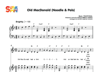 Old MacDonald (Noodle & Pals) Sheet Music