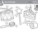 Imagination Time - One Little Finger Coloring Page