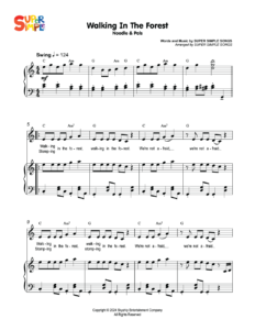 Walking In The Forest Sheet Music
