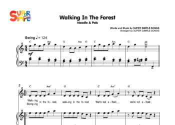 Walking In The Forest Sheet Music