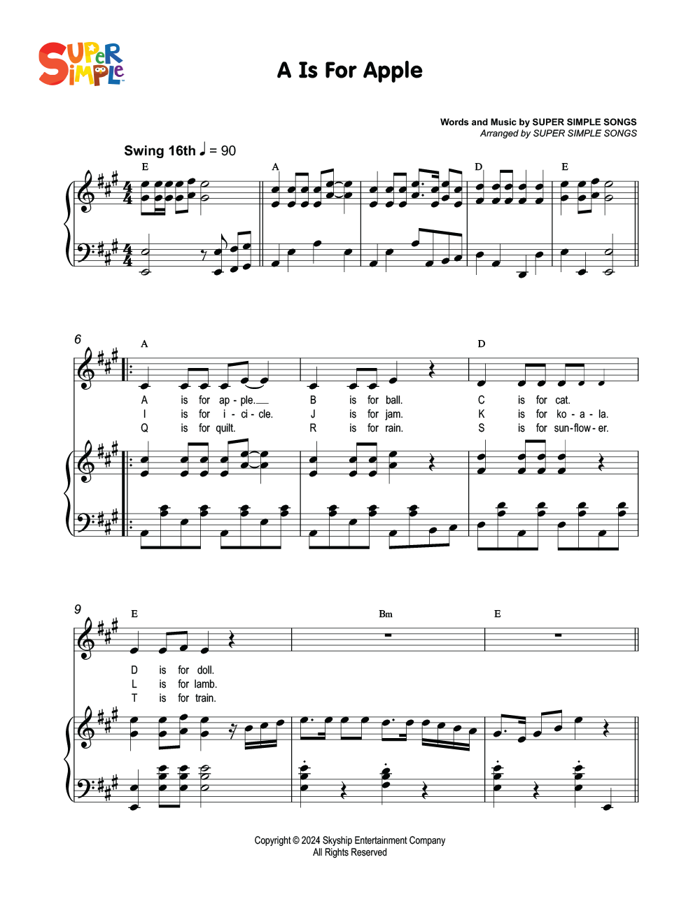 A Is For Apple - Super Simple Songs