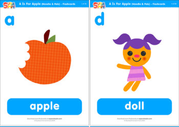 A Is For Apple Flashcards