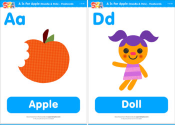 A Is For Apple Flashcards