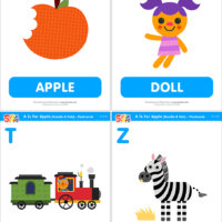 A Is For Apple Flashcards