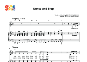 Dance And Stop Sheet Music