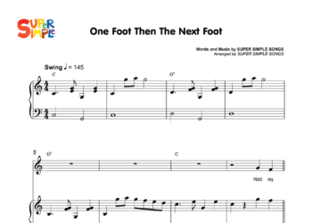 One Foot Then The Next Foot Sheet Music