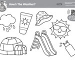 Imagination Time - How's The Weather? Coloring Page