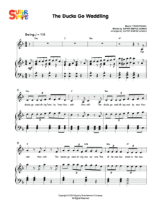 The Ducks Go Waddling Sheet Music