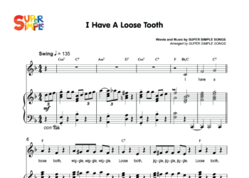 I Have A Loose Tooth Sheet Music