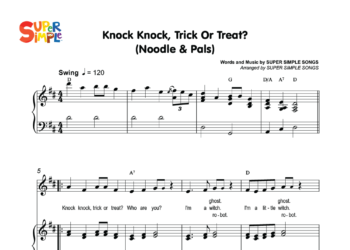 Knock Knock, Trick Or Treat? | featuring Noodle & Pals Sheet Music