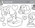 Imagination Time - I Have A Pet Coloring Page