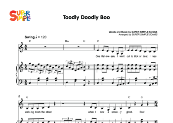 Toodly Doodly Boo Sheet Music