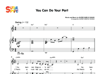 You Can Do Your Part Sheet Music