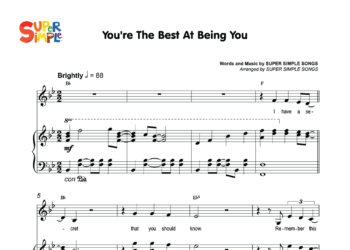 You're The Best At Being You Sheet Music