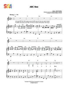 ABC Boo Sheet Music