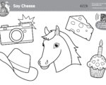 Imagination Time - Say Cheese Coloring Page