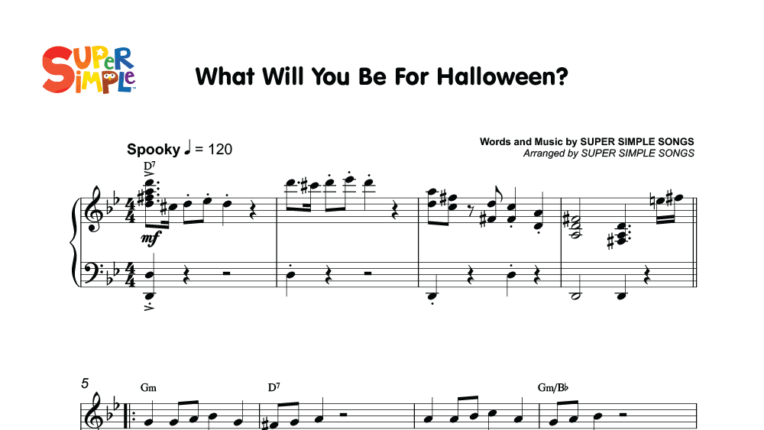 What Will You Be For Halloween? Sheet Music