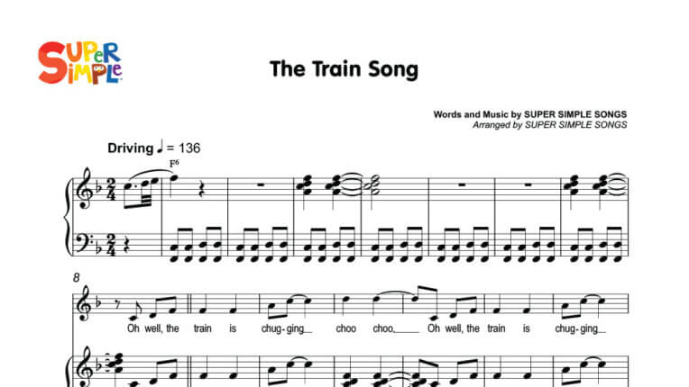 The Train Song Sheet Music