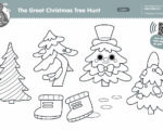 Imagination Time - The Great Christmas Tree Hunt Coloring Page