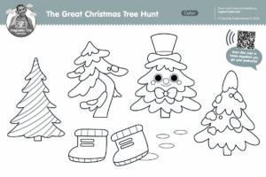 Imagination Time - The Great Christmas Tree Hunt Coloring Page