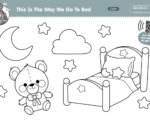 This Is The Way We Go To Bed Coloring Page