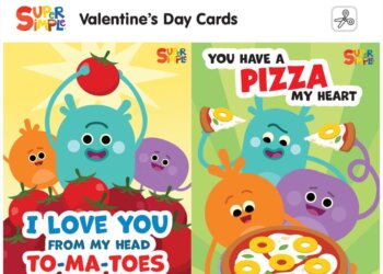 Bumble Nums Valentine Cards