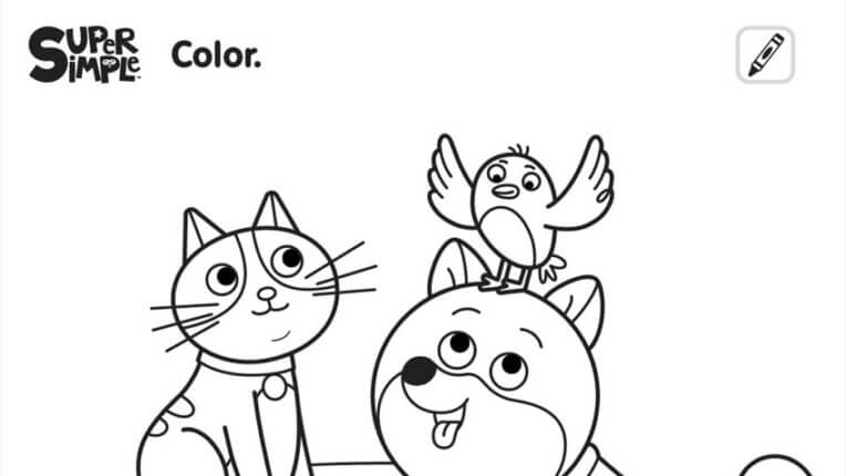 I Love My Pet Coloring Pages