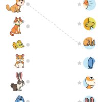 I Love My Dog - Matching Worksheet (Basic)