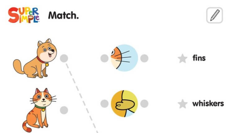 I Love My Dog - Matching Worksheet (Advanced)