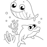 I'm A Baby Fish Coloring Pages