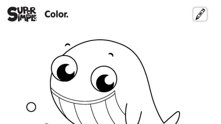 I'm A Baby Fish Coloring Pages