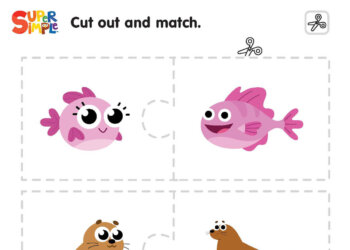 I'm A Baby Fish - Cut & Match Printable